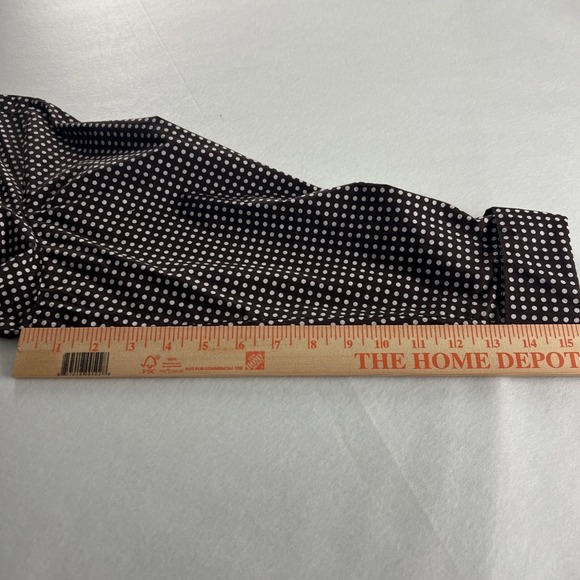 CATO Women's Top Blouse Size 14/16W Cotton Spandex Hook-Up Brown F20 - Picture 16 of 16